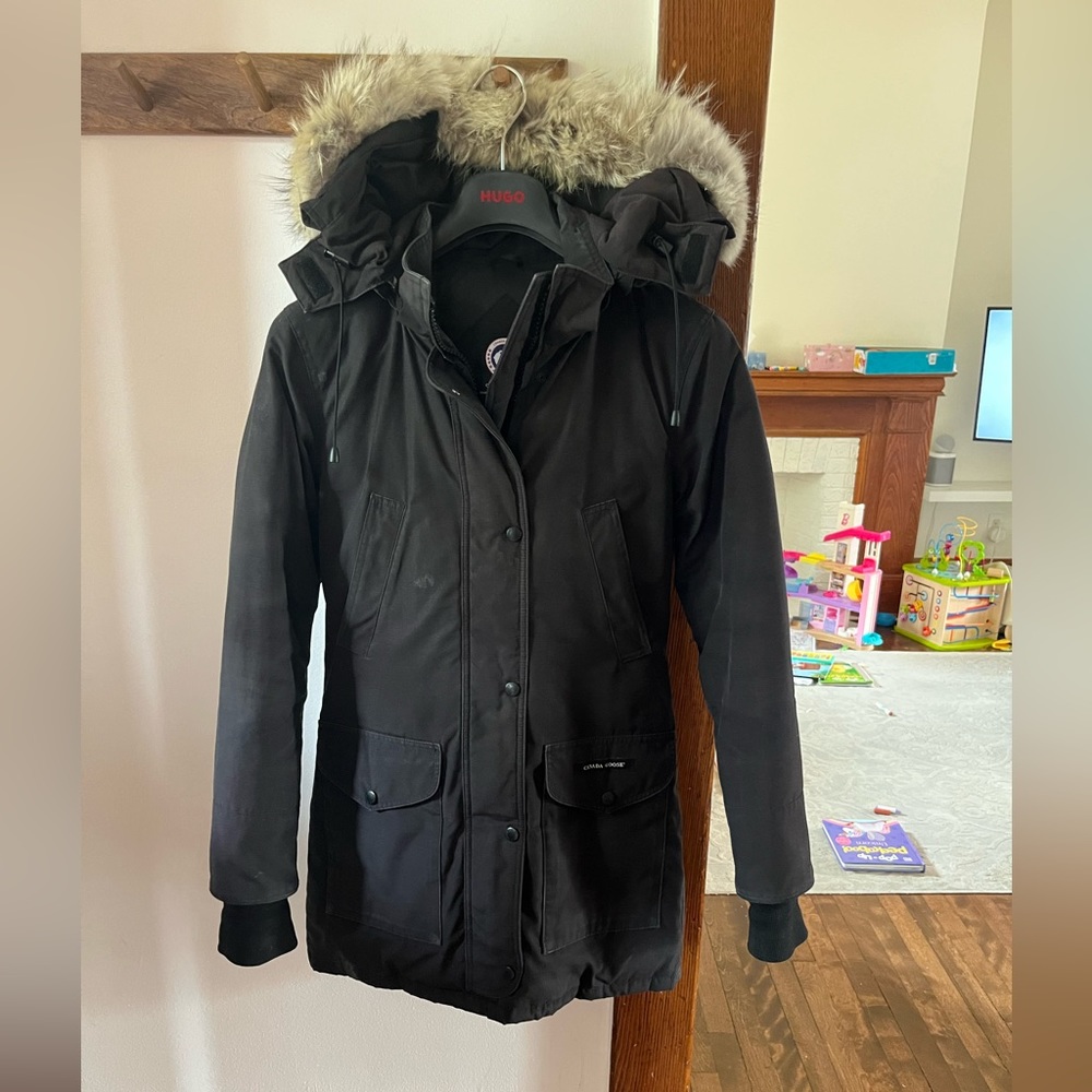 🇨🇦 Black Canada Goose Parka size XS